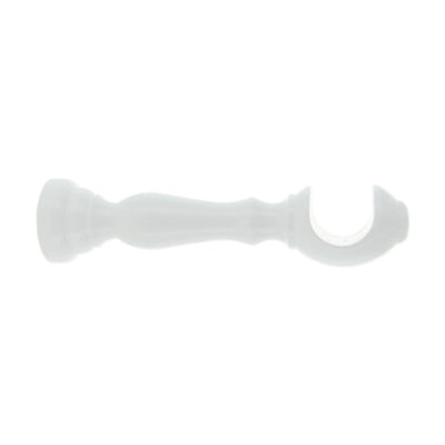 Q.TA' 1 SUPPORTO LEGNO P/BASTONE BIANCO 25 CM 2