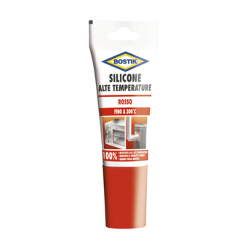 Q.TA' 12 BOSTIK SILICONE SIL-300 C ALTA TEMPERAT 60 ML TUBO