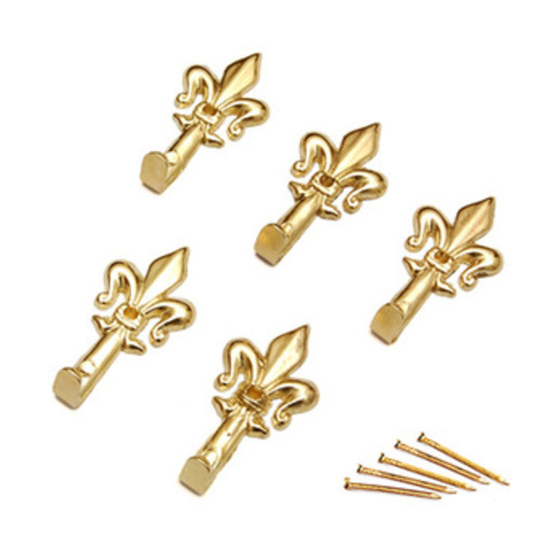 Q.TA' 5 BL GANCIO P/QUADRO GIGLIO 36 MM ORO L N. 1 5 *