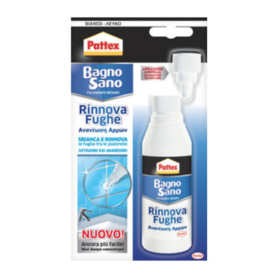 Q.TA' 12 PATTEX BAGNO SANO RINNOVA FUGHE BIANCO 125 ML