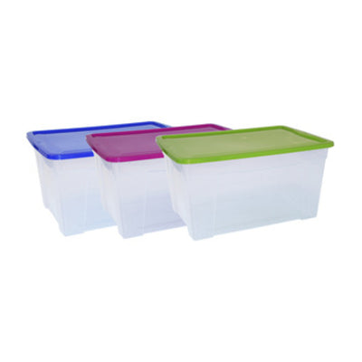 Q.TA' 4 CONTENITORE SPACE BOX C/COPERCHIO 56X39,5XH29CM