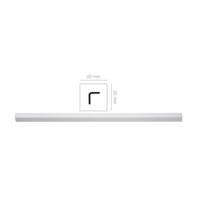 Q.TA' 20 PARASPIGOLO 22X22 MM POLIST HD 3 M BIANCO