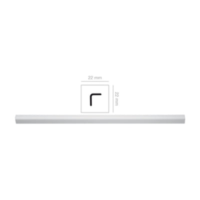 Q.TA' 20 PARASPIGOLO 22X22 MM POLIST HD 3 M BIANCO