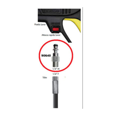 Q.TA' 1 INNESTO RAPIDO P/IDROPULITRICE 1/4 M