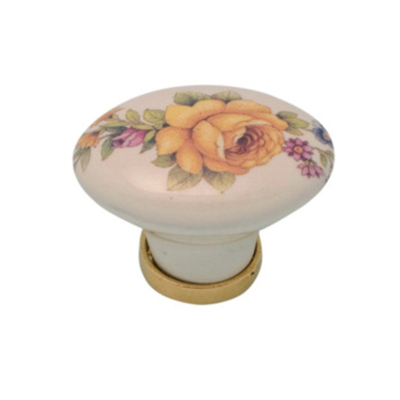 Q.TA' 25 POMOLO PORCELLANA OVALE C/BASE F/18 24X34X25 MM