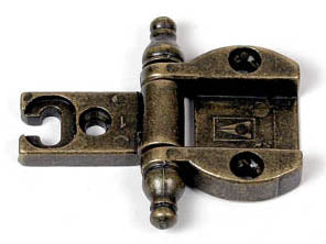 Q.TA' 10 CERNIERA P/MOBILI A0055 BRONZO ANTIC 35X24 MM*