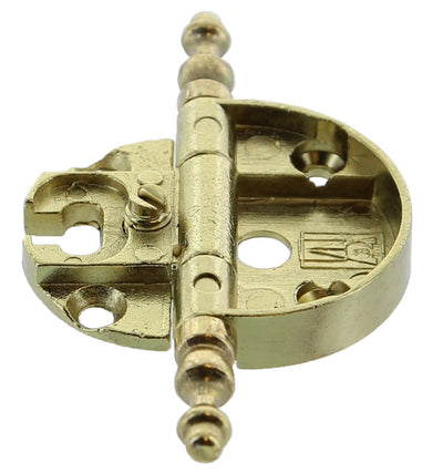 Q.TA' 10 CERNIERA P/MOBILI A0057 OTTONATO 35X18 MM