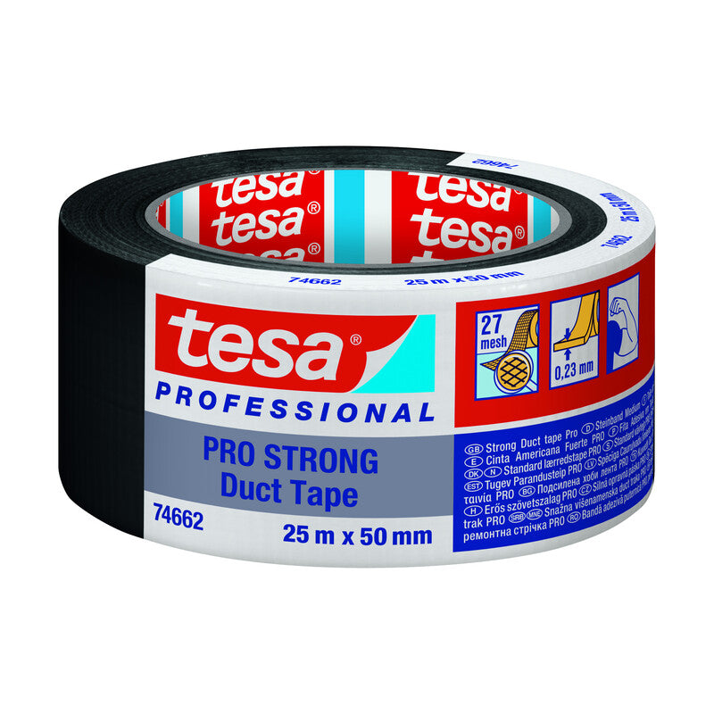 Q.TA' 6 NASTRO AMERICANO PRO STRONG 50MMX25M NERO