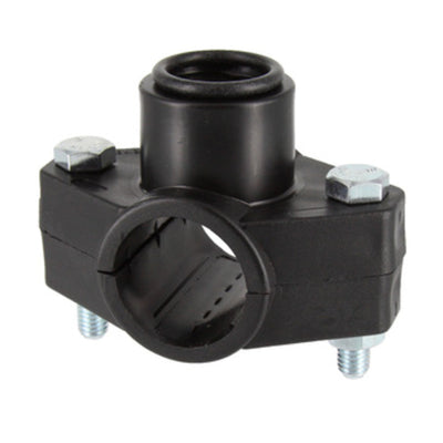 Q.TA' 1 RACCORDO POLIPROP PRESA A STAFFA D 20MMX1/2 F*