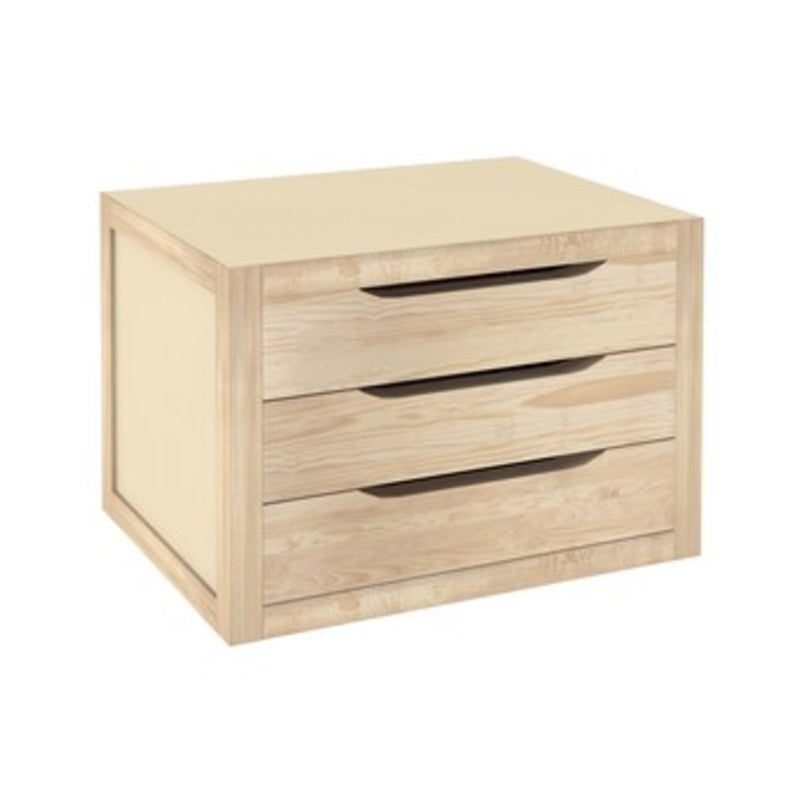 Q.TA' 1 CASSETTIERA 3 CASSETTI 39X30XH29,5 CM