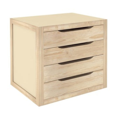 Q.TA' 1 CASSETTIERA 4 CASSETTI 39X30XH37,5 CM