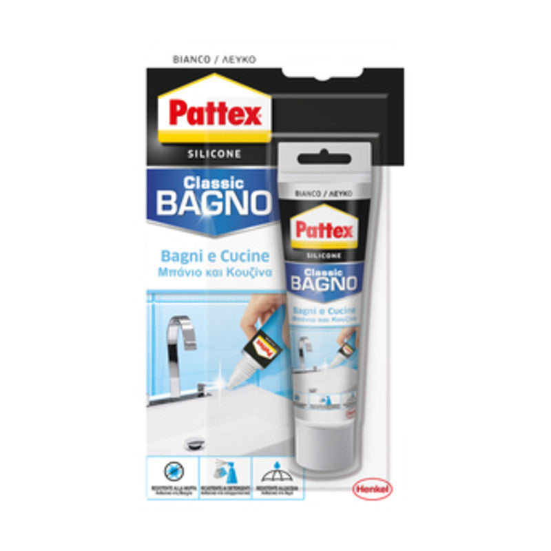 Q.TA' 12 PATTEX SILICONE CLASSIC BAGNI E CUCINE 50 ML