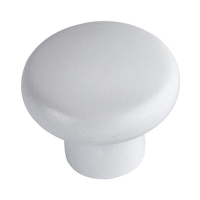Q.TA' 25 POMOLO IN RESINA 24 PP D 24 MM BIANCO