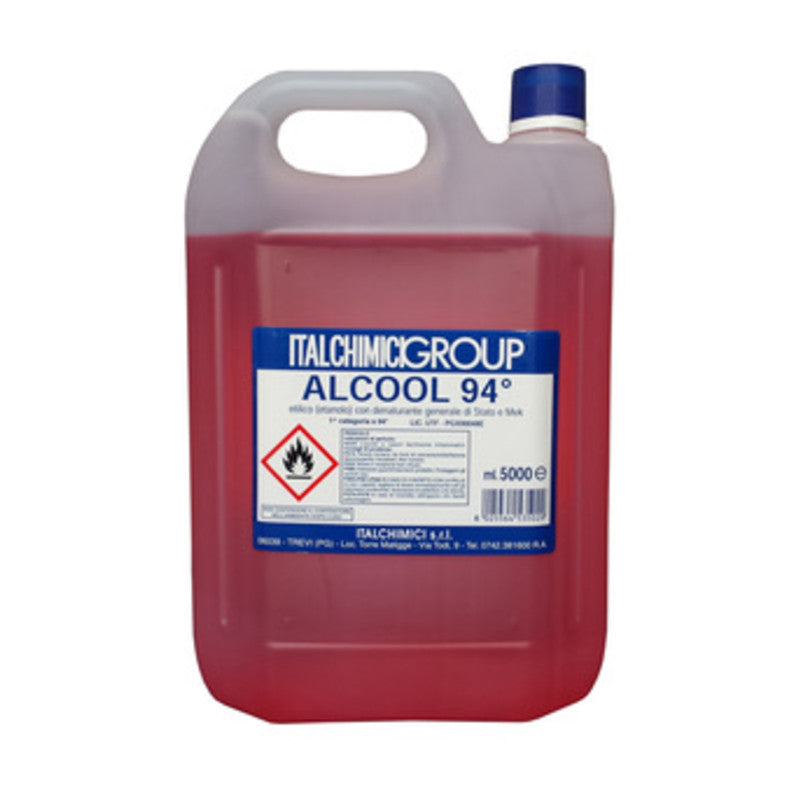 Q.TA' 3 ALCOOL DENATURATO 94 CERTIFICATO 5 L LA SOVRANA
