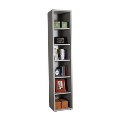 Q.TA' 1 PRATICO LIBRERIA 35,7X44XH217 CM CEMENTO