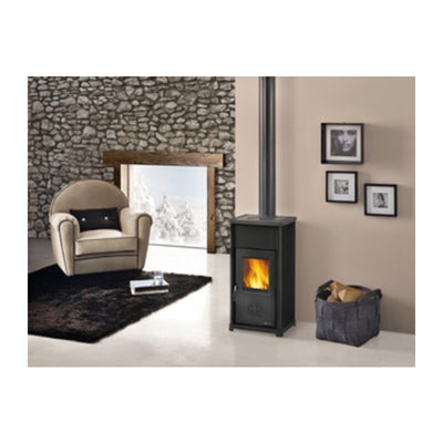 Q.TA' 1 STUFA LEGNA 6.6 KW TEA ANTRACITE