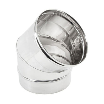 Q.TA' 2 GOMITO INOX AISI 304 45 D 12 CM