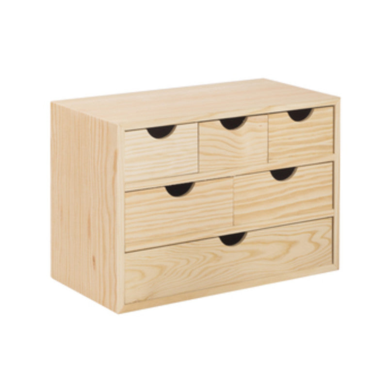 Q.TA' 1 CASSETTIERA MINI 6 CASSETTI 40X20XH28 CM