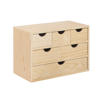 Q.TA' 1 CASSETTIERA MINI 6 CASSETTI 40X20XH28 CM