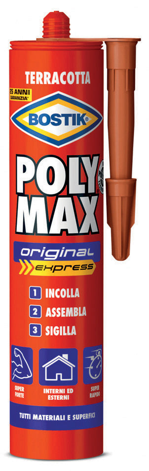 Q.TA' 1 BOSTIK POLYMAX ORIGINAL 425 G TERRACOTTA CARTUC