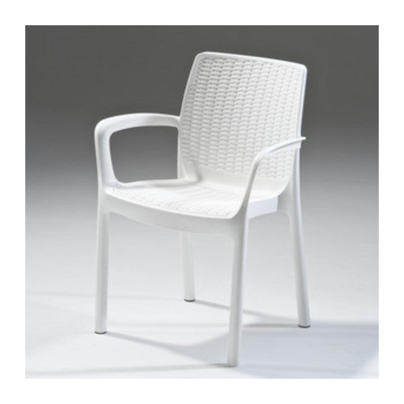 Q.TA' 1 KETER POLTRONA MELODY BIANCO