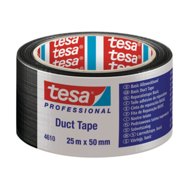 Q.TA' 6 NASTRO AMERICANO TESA BASIC 50MMX25M NERO