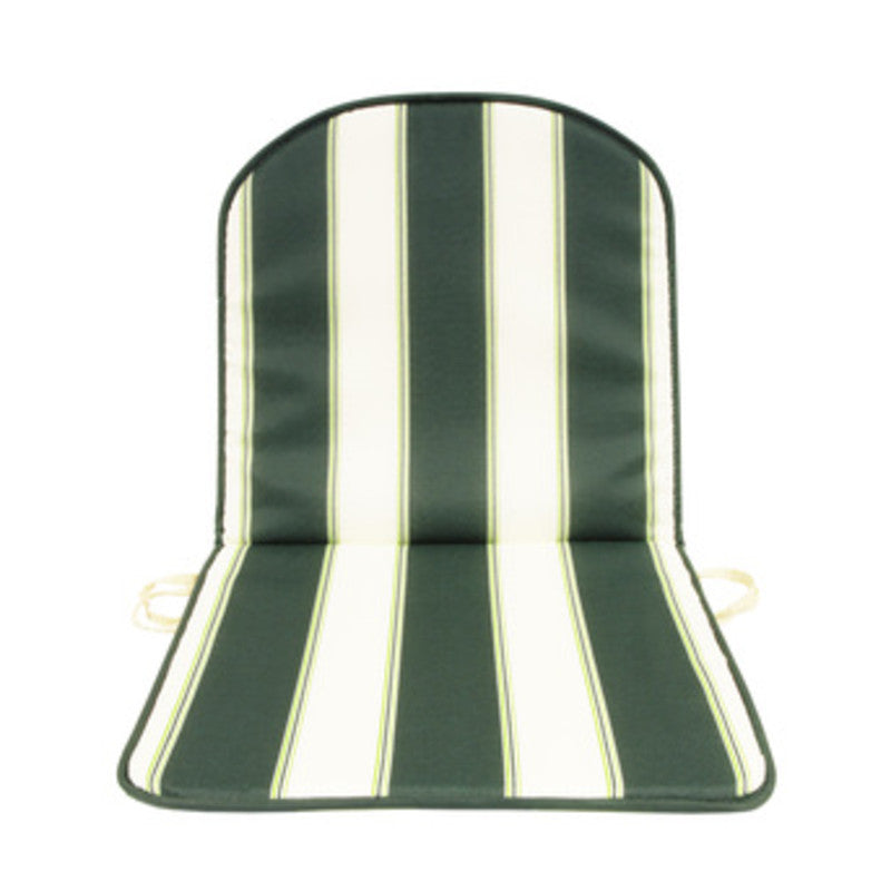 Q.TA' 8 CUSCINO SCHIENALE BASSO DOUBLE RIGATO VERDE