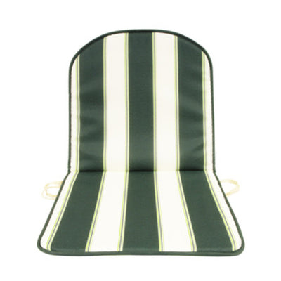 Q.TA' 8 CUSCINO SCHIENALE BASSO DOUBLE RIGATO VERDE