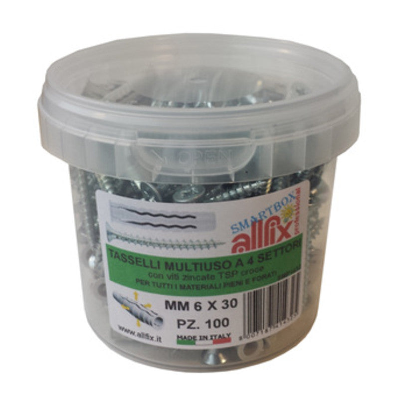 Q.TA' 1 ALLFIX 50 TASSELLI C/VITE F4 8X40 MM