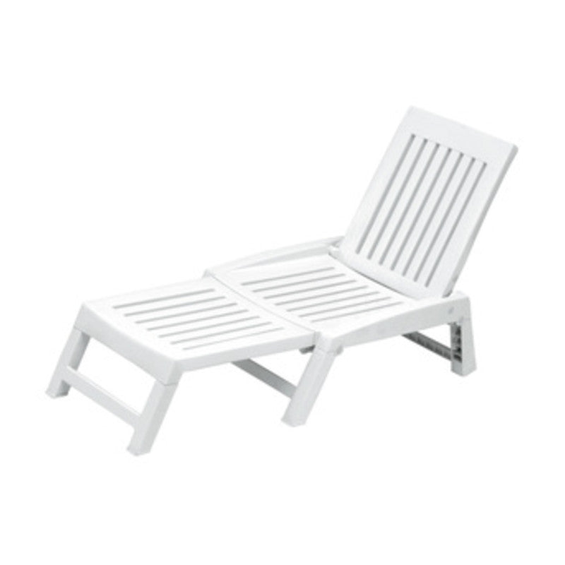 Q.TA' 1 LETTINO IN RESINA ORFEO BIANCO