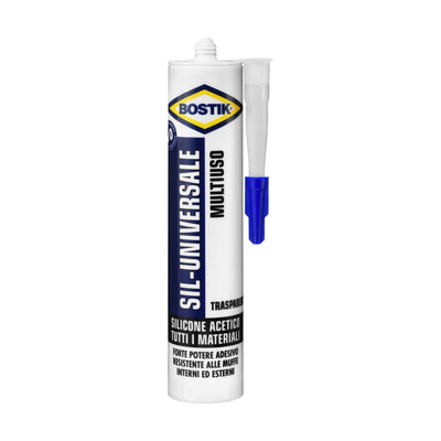 Q.TA' 24 BOSTIK SIL-UNIVERSALE 280 ML TRASPARENTE CARTUC