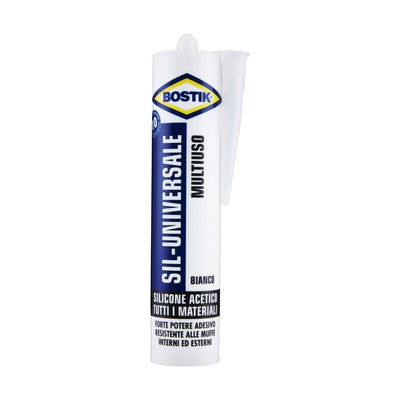 Q.TA' 24 BOSTIK SIL-UNIVERSALE 280 ML BIANCO CARTUCCIA