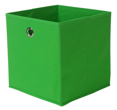 Q.TA' 1 PORTAOGGETTI CUBO 27X27XH28 CM VERDE