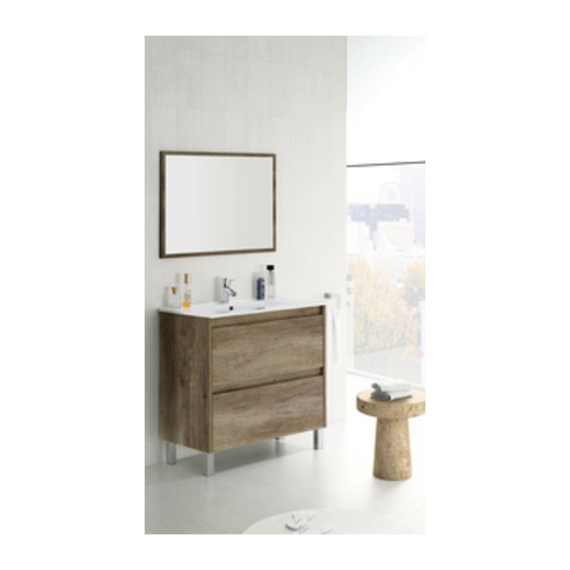 Q.TA' 1 KIT MOBILE BAGNO DAKOTA 2 CASSETTI 80 ROVERE NORDIK