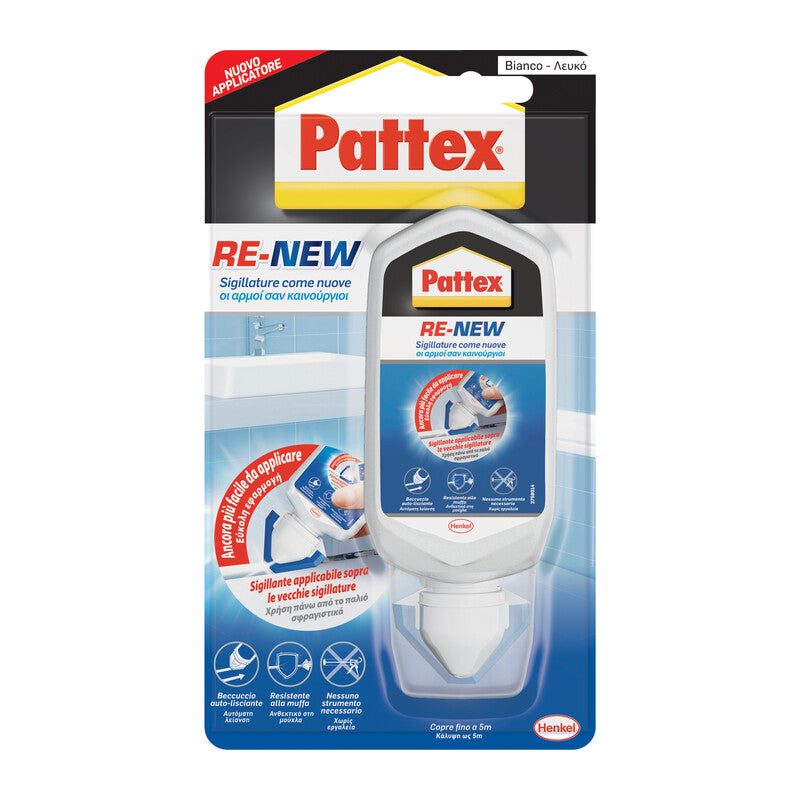 Q.TA' 12 PATTEX BAGNO RE-NEW BIANCO 80 ML