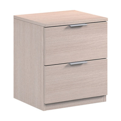 Q.TA' 1 KIT COMODINO 2 CASSETTI 46X38X34 ROVERE CHIARO