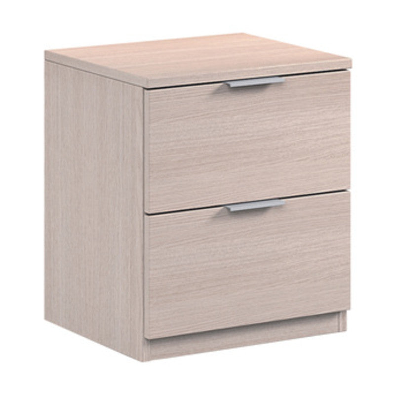 Q.TA' 1 KIT COMODINO 2 CASSETTI 46X38X34 ROVERE CHIARO