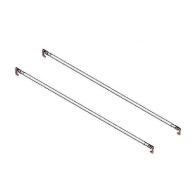 Q.TA' 1 COPPIA ASTE PARAPETTO P/TRABATTELLO GRIM