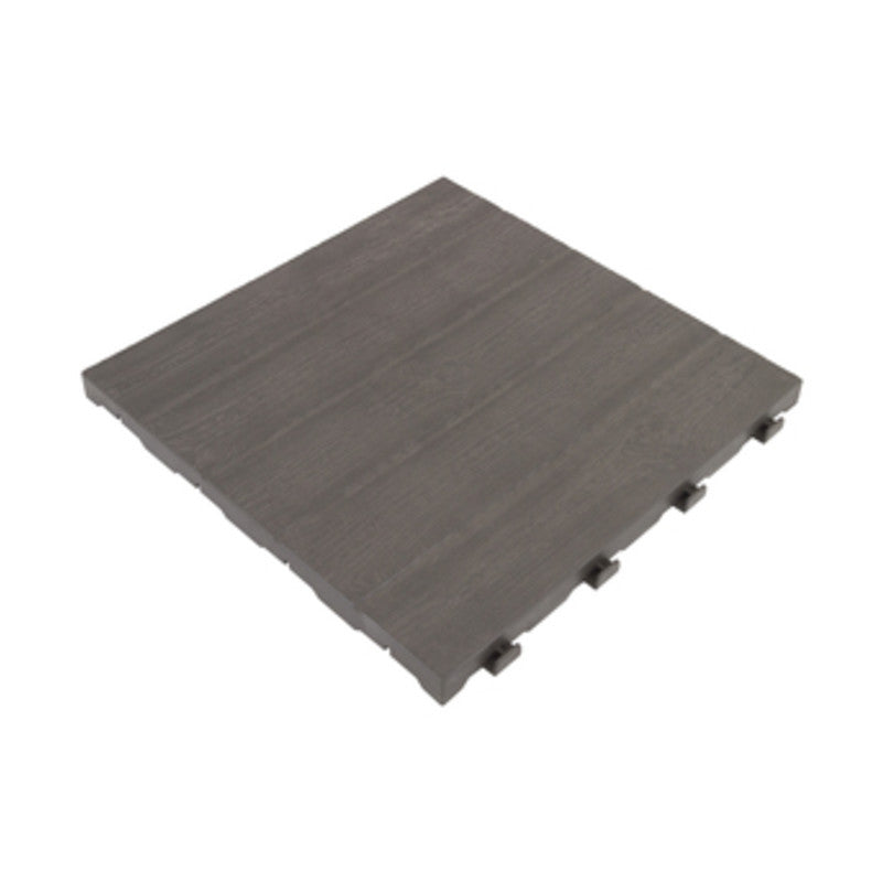 Q.TA' 6 PIASTRELLA IN PP 40X40X2,5CM E40 LM EFFETTO LEGNO