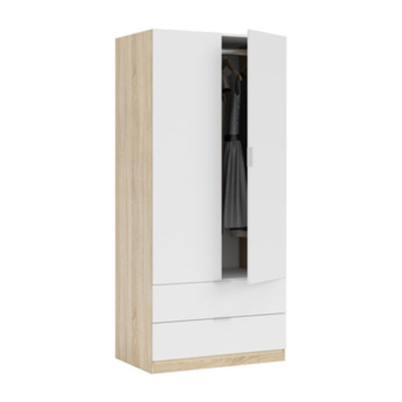 Q.TA' 1 KIT ARMADIO 2 ANTE + 2 CASS 80X52XH180 ROV/BIA