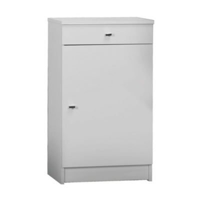 Q.TA' 1 MOBILE 1 ANTA +1 CASSETTO 46X34X80 BIANCO LACC. 222TL