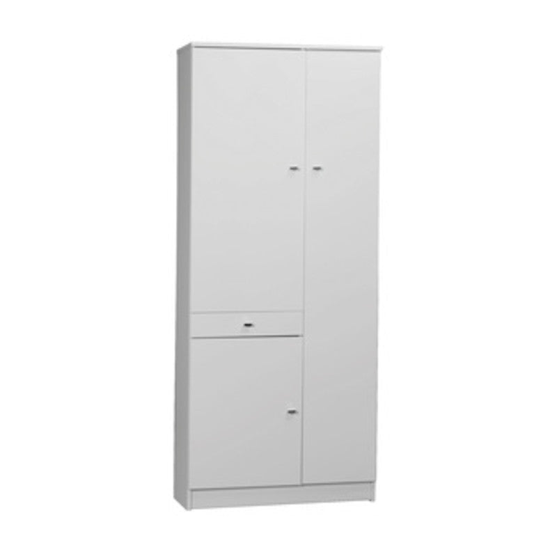 Q.TA' 1 MOBILE 3 ANTE +1 CASSETTO 77X34X183 BIANCO LACC. 323TL