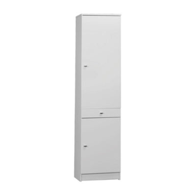 Q.TA' 1 MOBILE 2 ANTE + 1 CASSETTO 46X34X183 BIANCO LACC. 452TL