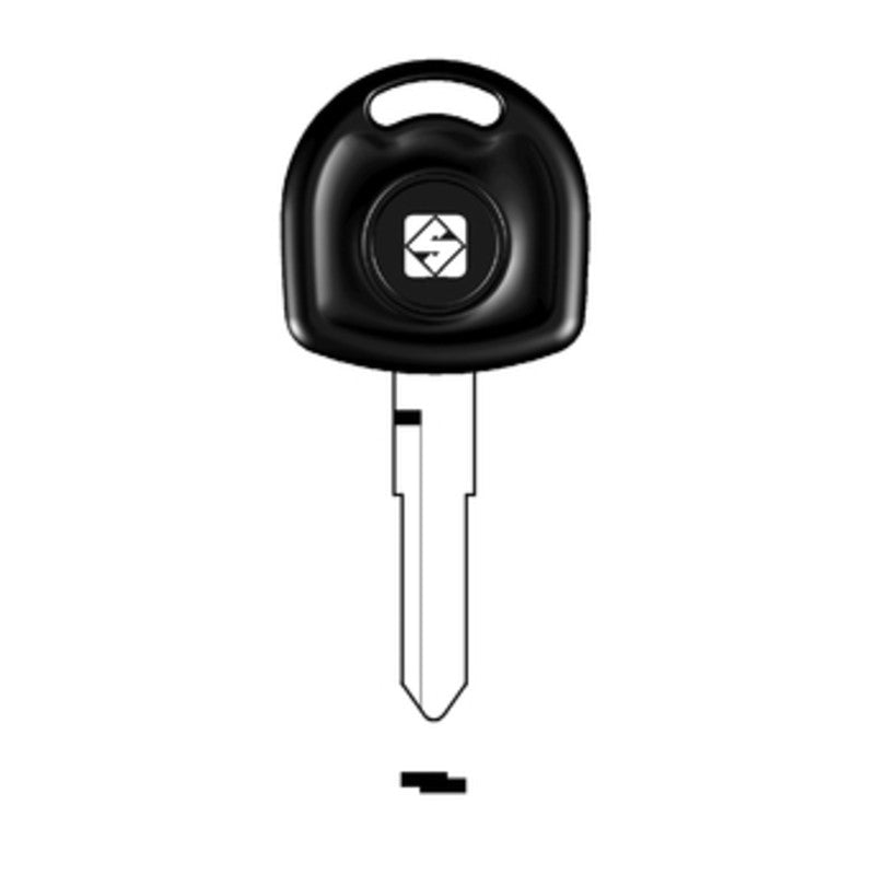 Q.TA' 2 SILCA HU87RTE CHIAVE TRANSPONDER VUOTA OTTONE