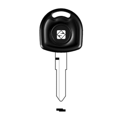 Q.TA' 2 SILCA HU87RTE CHIAVE TRANSPONDER VUOTA OTTONE