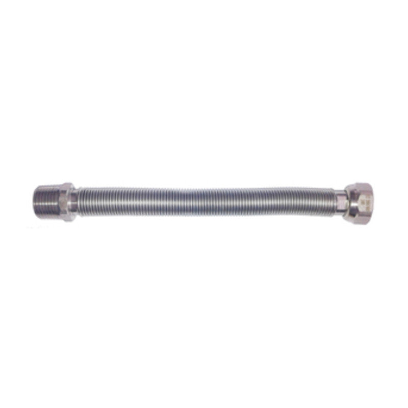 Q.TA' 1 RACCORDO INOX ESTENSIBILE ACQUA 1/2 MF 200-400 MM