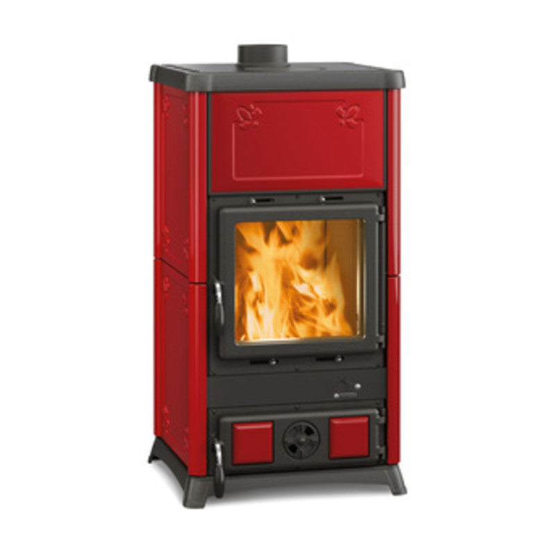 Q.TA' 1 STUFA LEGNA 8.3 KW FEDORA BORDEAUX