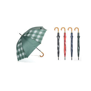 Q.TA' 12 OMBRELLO AUTOMATICO LUNGO UNISEX G525 FANTASIE ASSORT