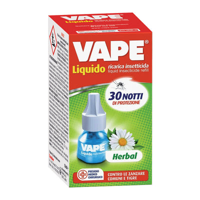 Q.TA' 30 ANTIZANZARE VAPE MAGIC RICAR LIQUIDA 30 NOTTI