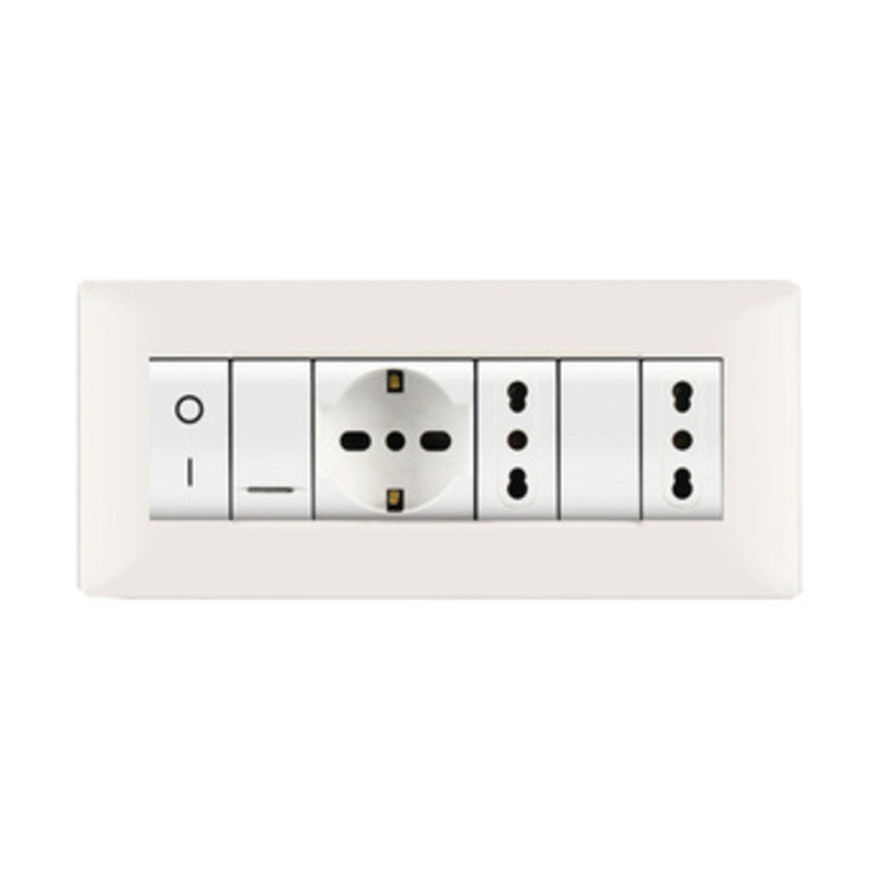 Q.TA' 1 PLACCA LIFE Q LIVING PLAST BIANCO 7P